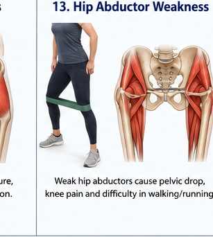 Hip abductor strengthening support