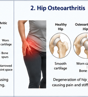Physiotherapist assisting hip movement