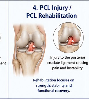 Knee rehabilitation for ligament injury