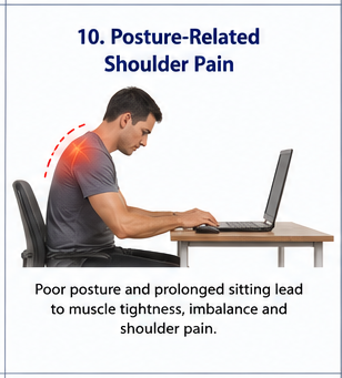 Neck and shoulder posture-related pain