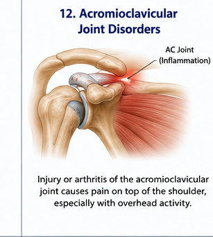 Acromioclavicular joint shoulder pain