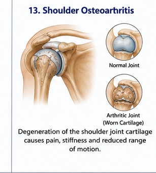 Shoulder osteoarthritis pain