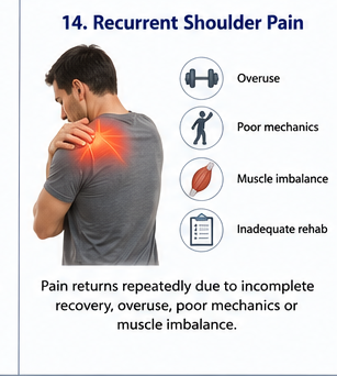 Recurrent shoulder pain
