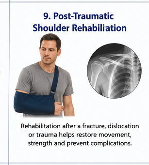 Post traumatic shoulder rehabilitation