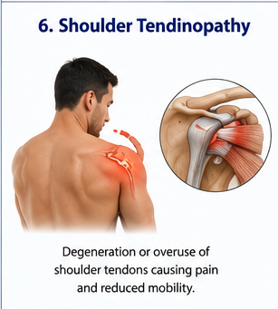 Shoulder tendinopathy pain