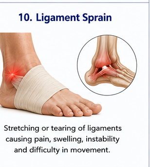 Ligament sprain recovery