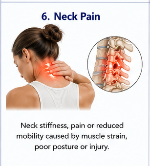 Neck pain support